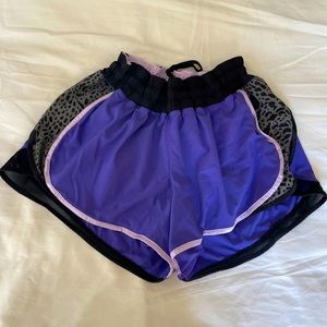 Lululemon Purple Running Tracker Shorts Size 6